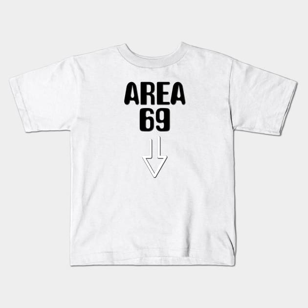 UFO Area 51 funny Kids T-Shirt by GreenGuyTeesStore